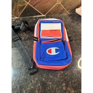 CHAMPION Multi Color Blue Pink Single Strap Crossbody Bag